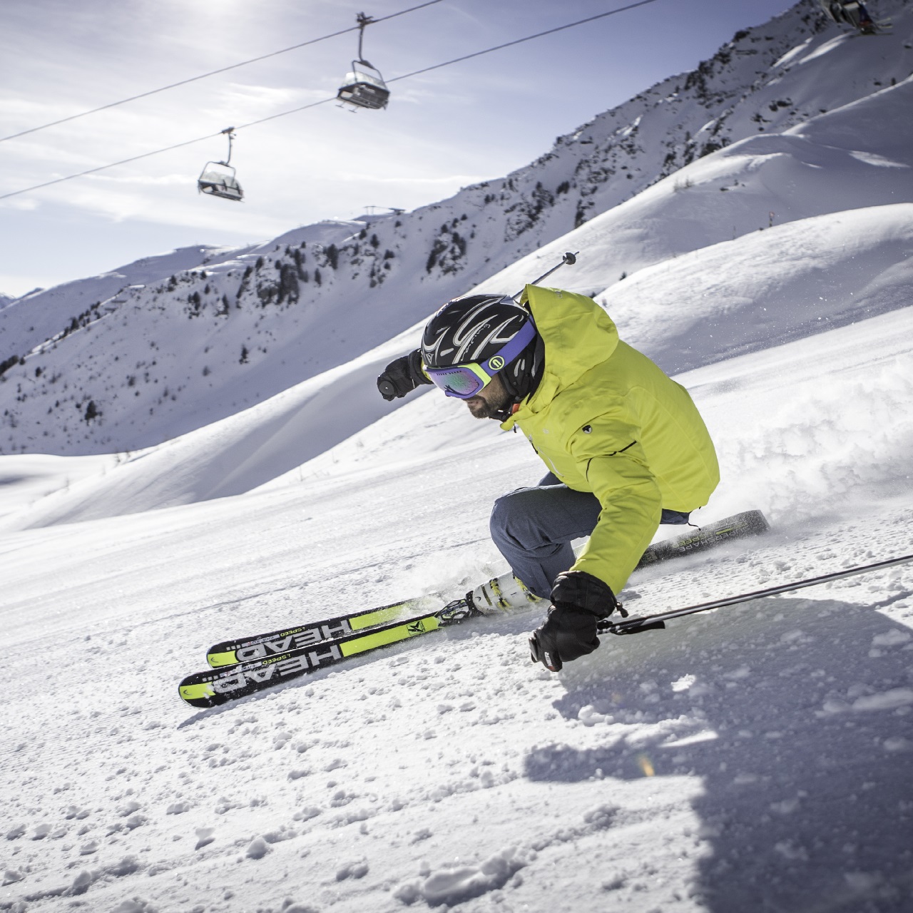 Skifahren im Vinschgau